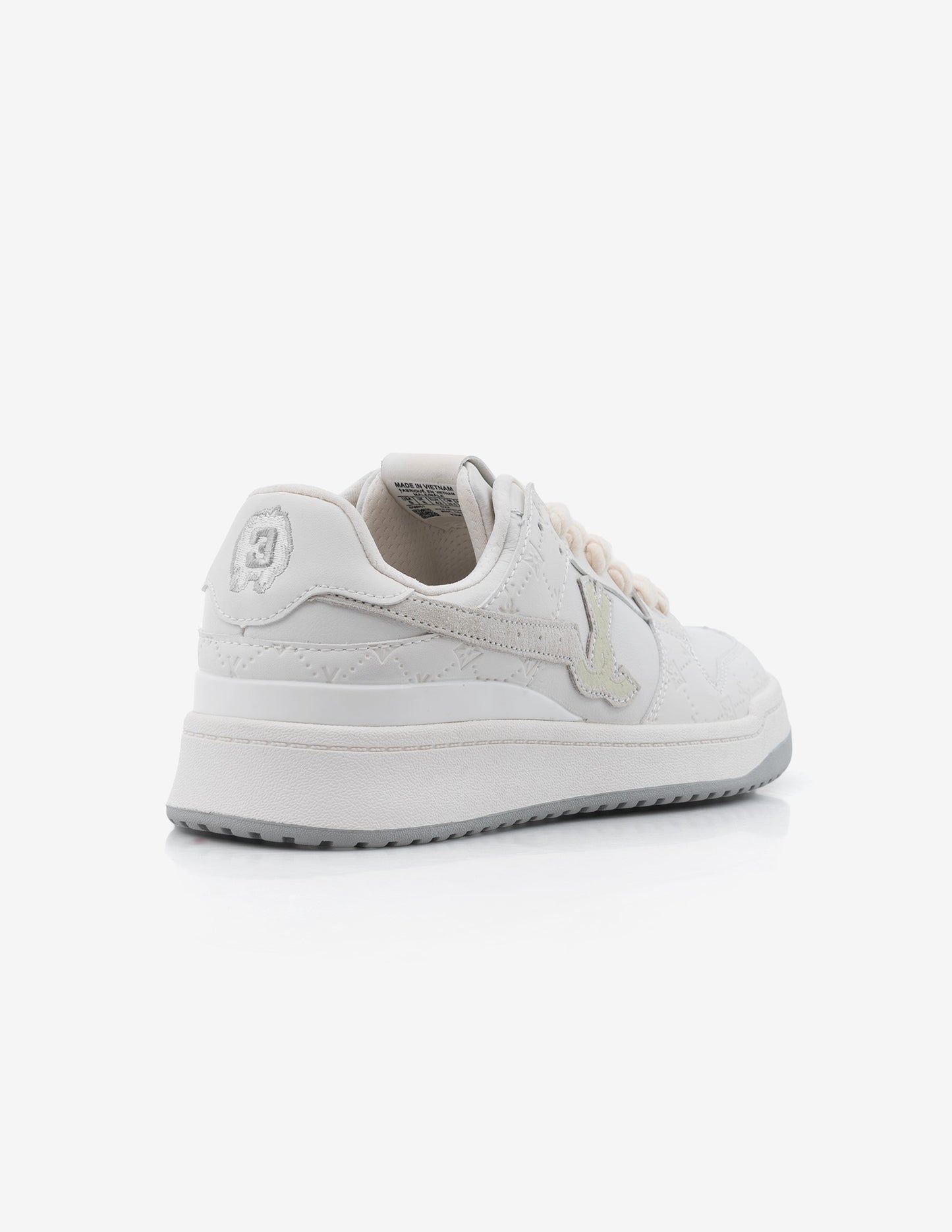 Velocity Crystal White Low-Top Sneakers
