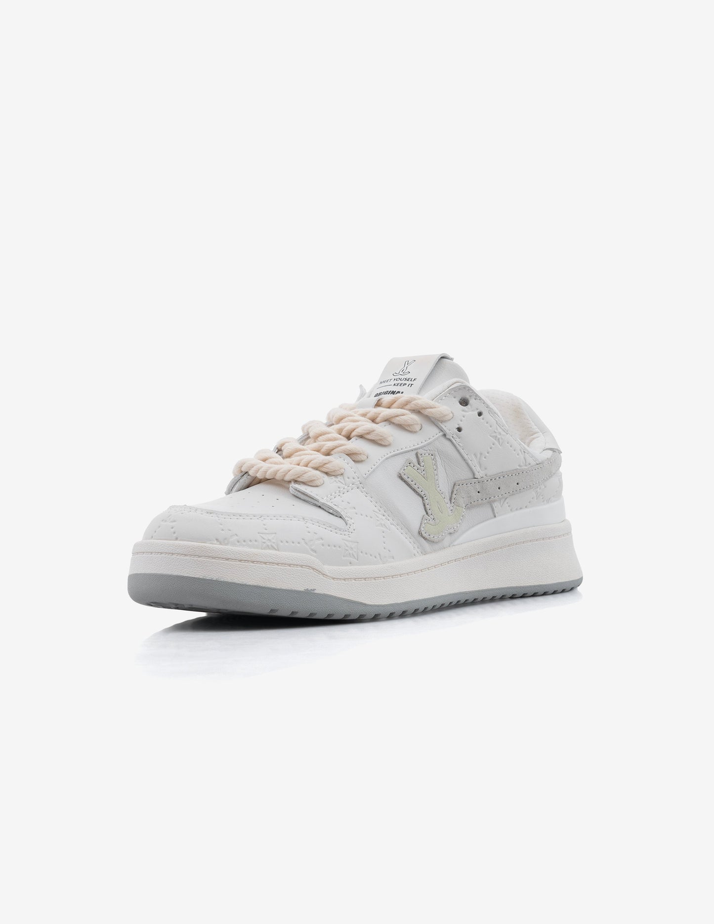 Velocity Crystal White Low-Top Sneakers
