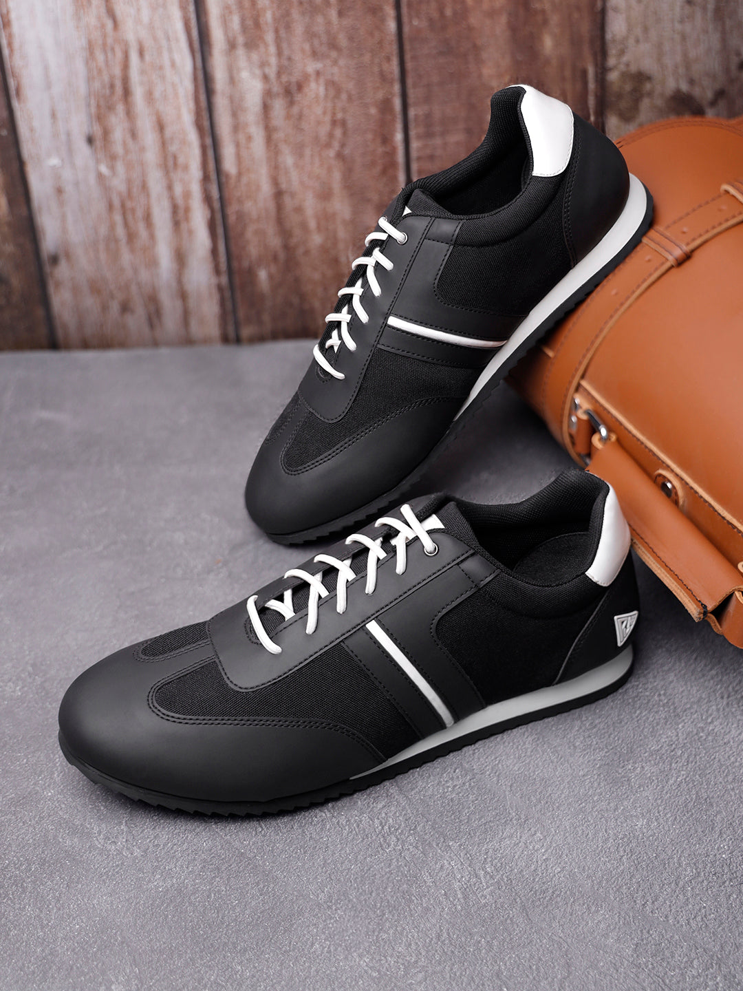 White and Black Sneakers For Men