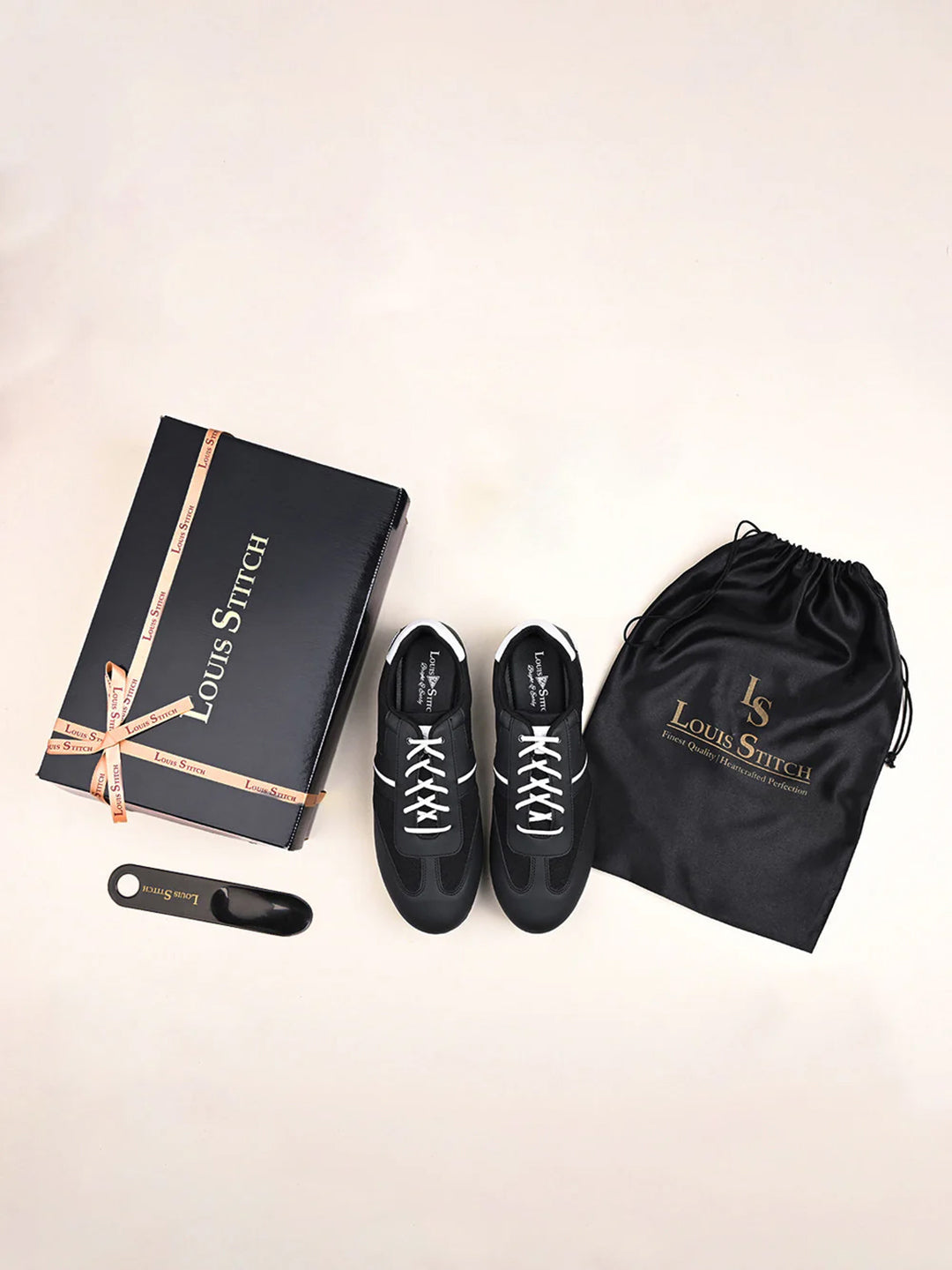 White and Black Sneakers For Men