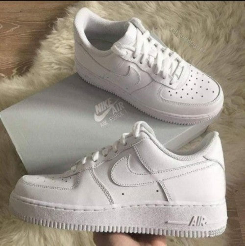 airforce 1 milky white pure leather