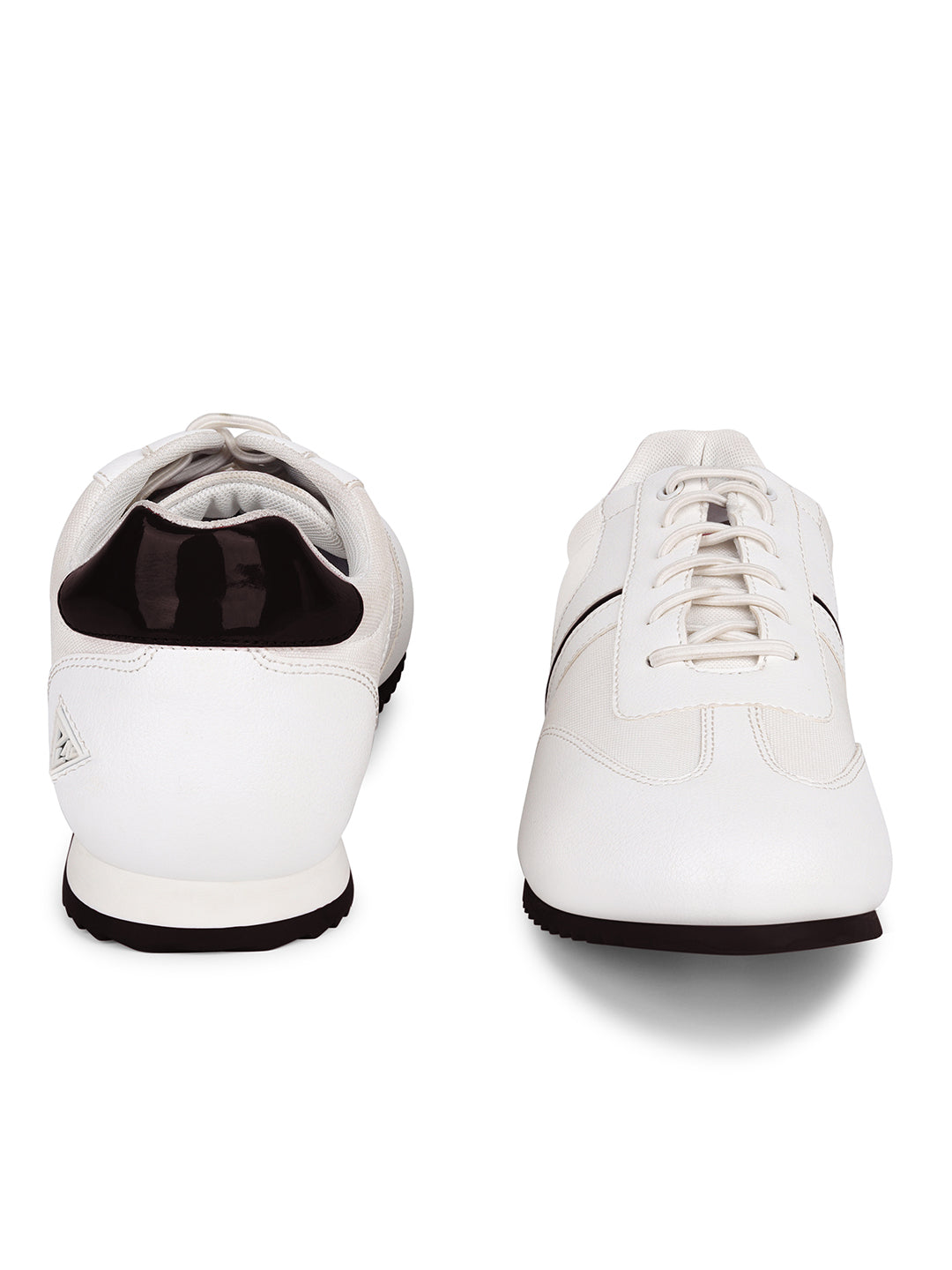 White and Brown Sneakers For Men