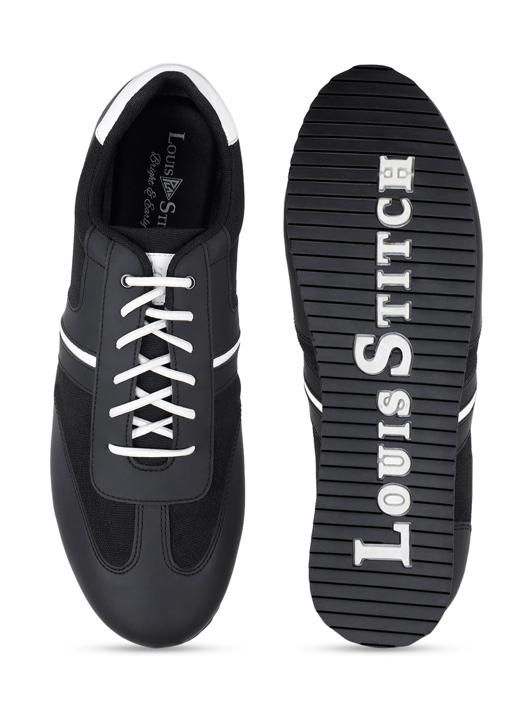 White and Black Sneakers For Men