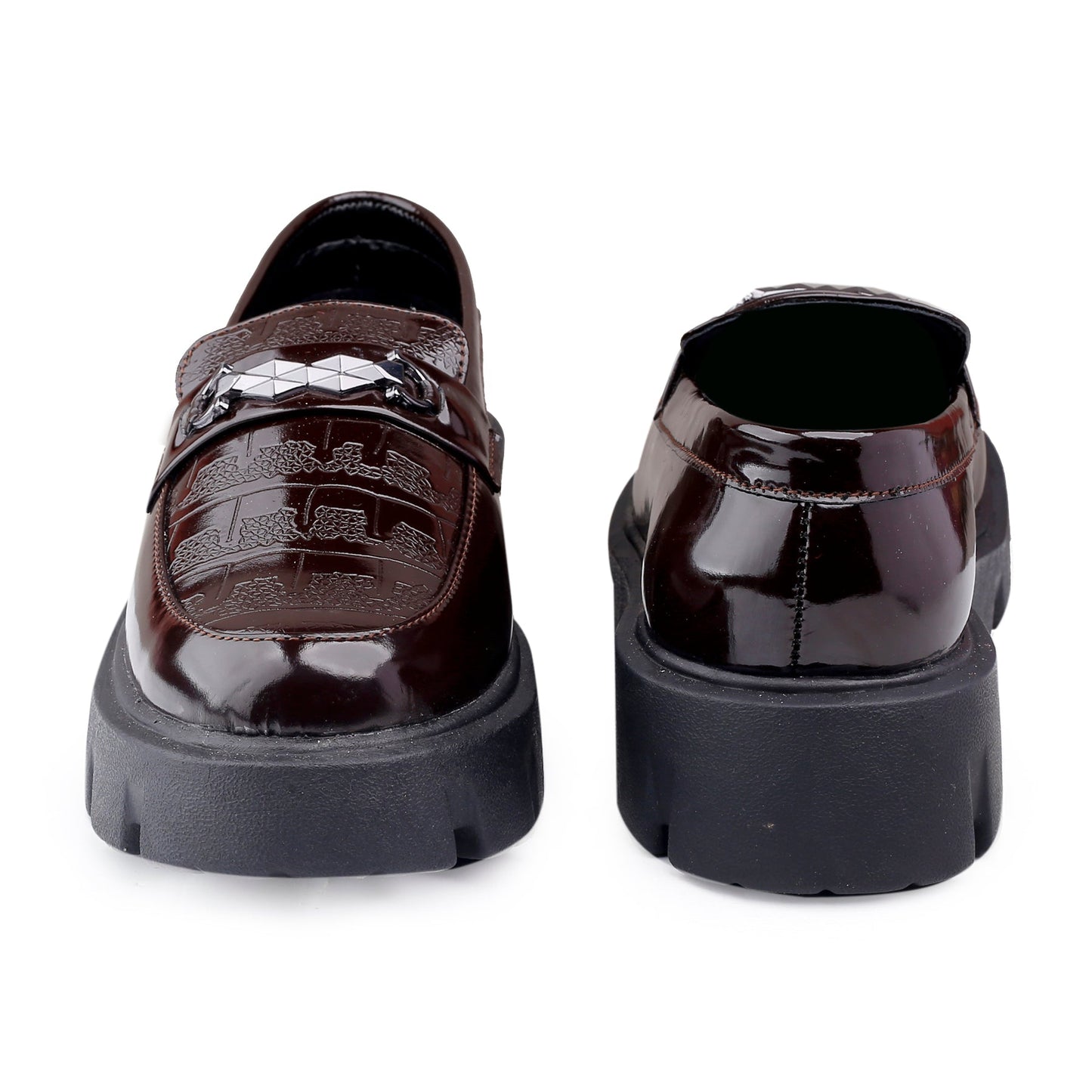 Bxxy's Faux Leather Slip-on Loafers