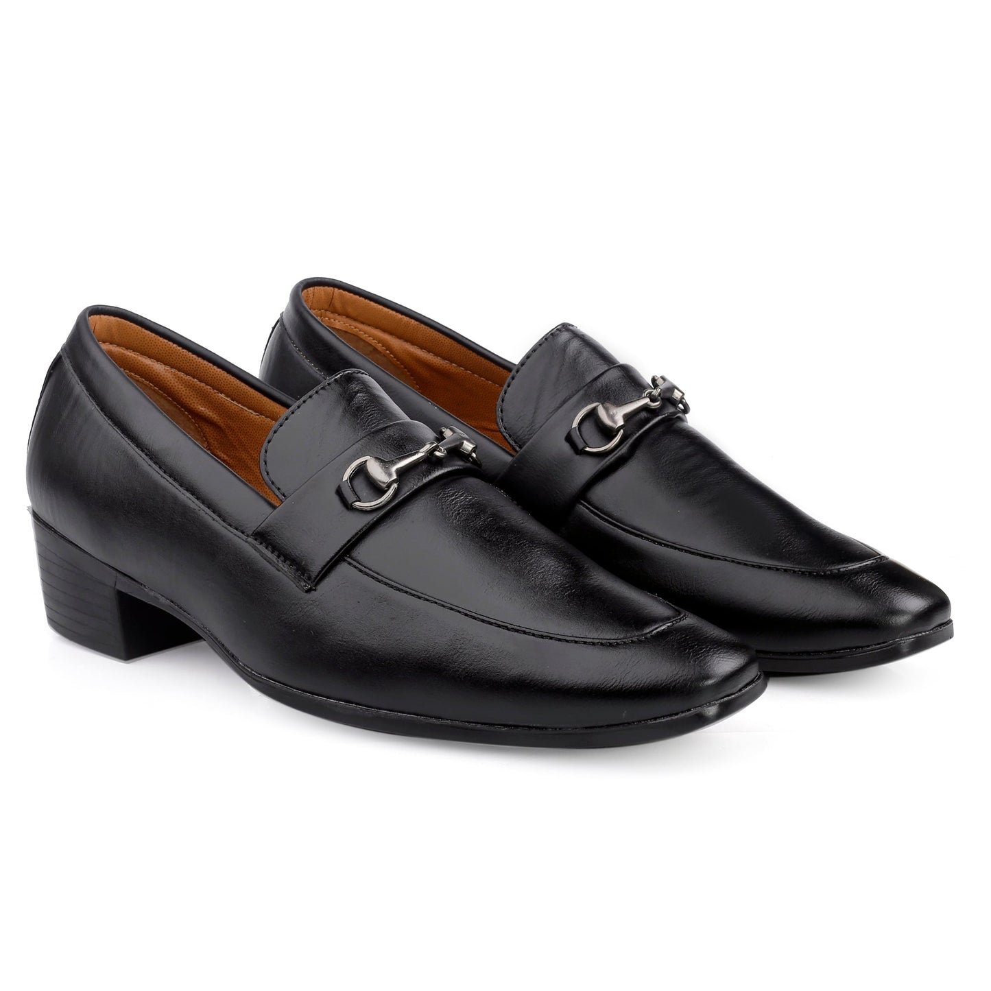 BXXY Men's Height Increasing Casual, Loafer And Moccasins, Buckle Shoes