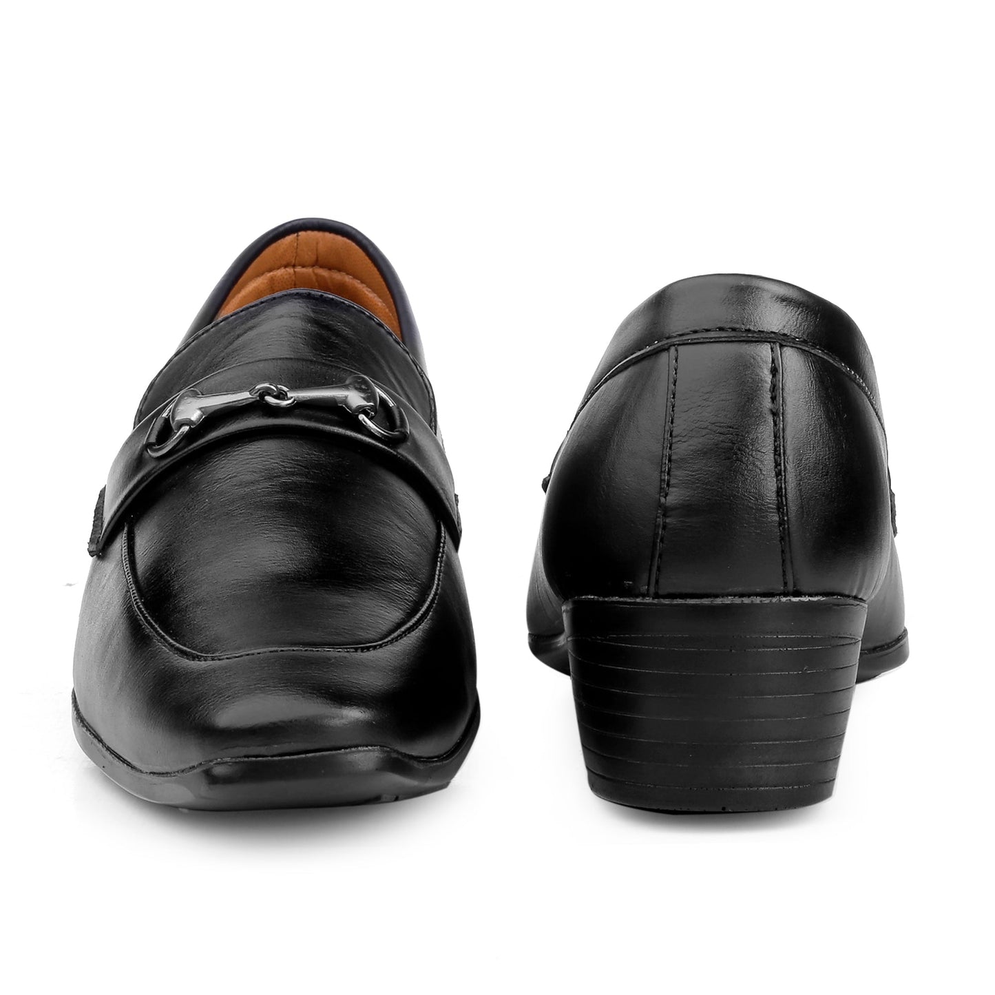 BXXY Men's Height Increasing Casual, Loafer And Moccasins, Buckle Shoes