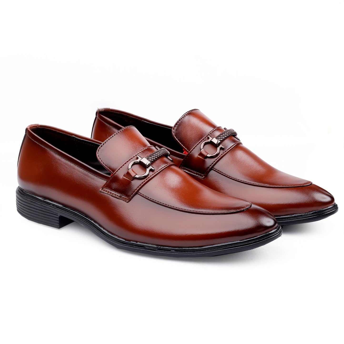 Bxxy's Faux Leather Partywear Slip-ons for Men