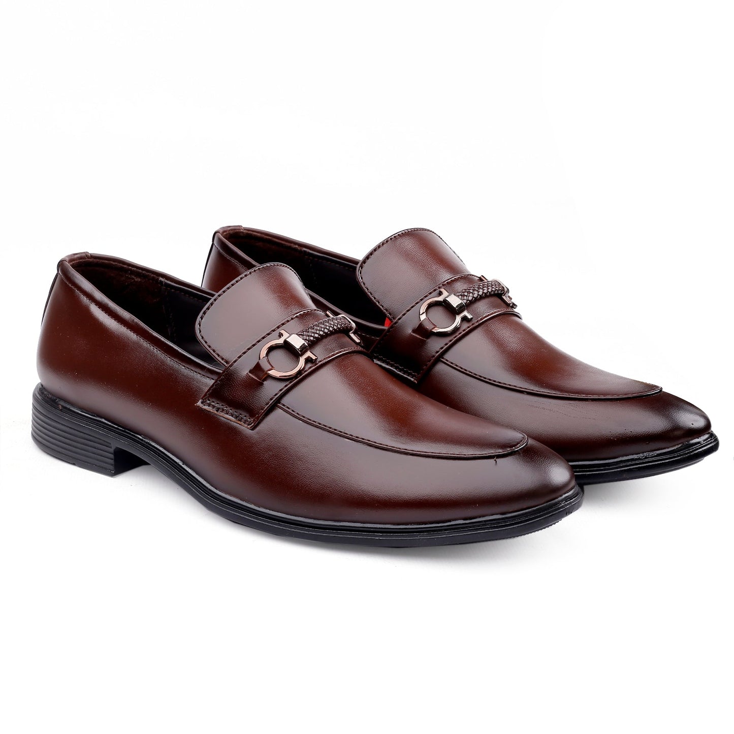 Bxxy's Faux Leather Partywear Slip-ons for Men