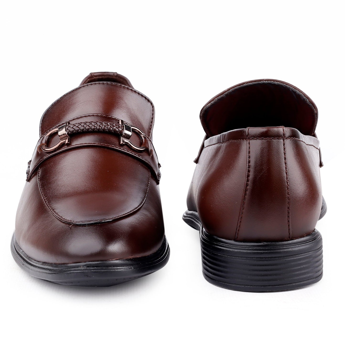Bxxy's Faux Leather Partywear Slip-ons for Men