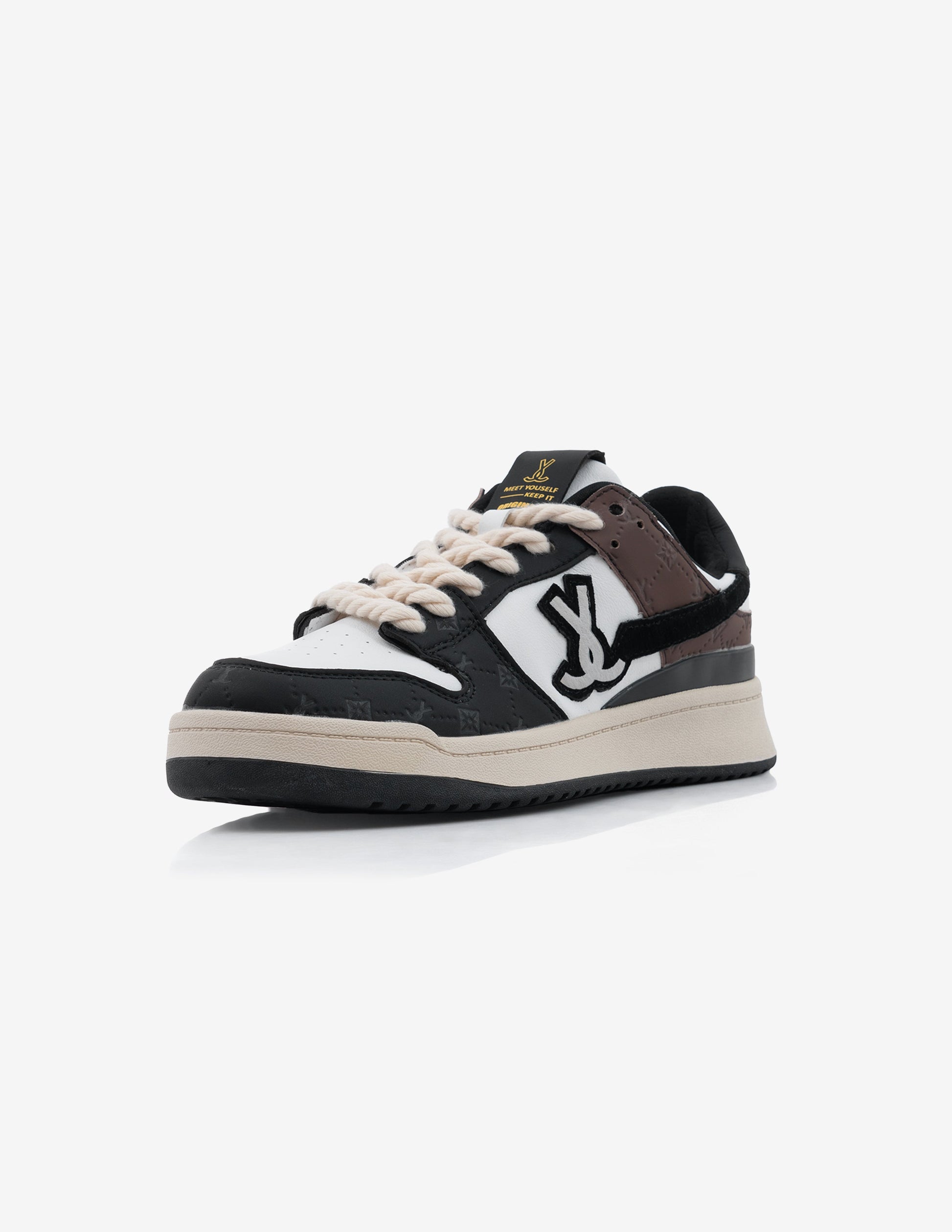 Velocity Espresso Brown Low-Top Sneakers