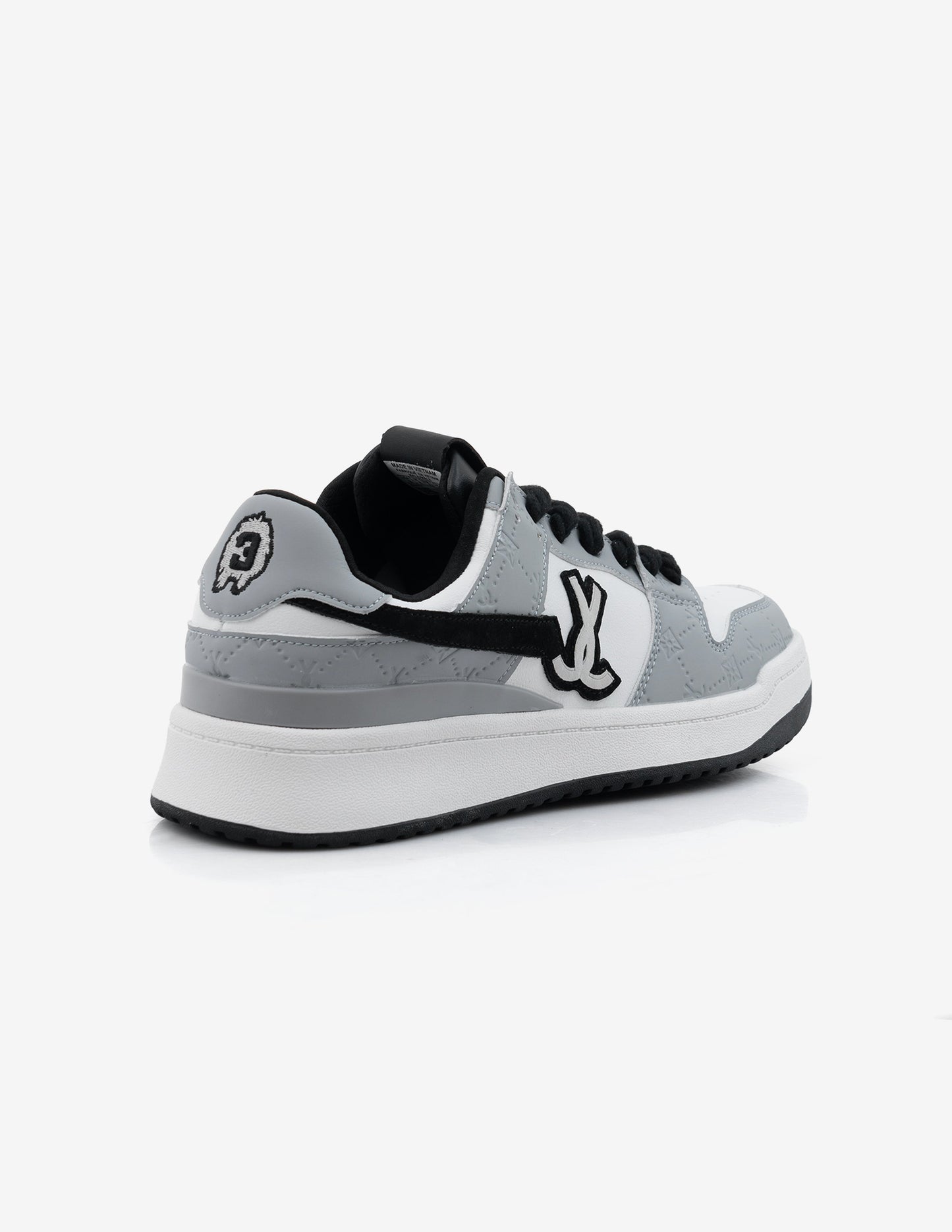 Velocity Shadow Grey Low-Top Sneakers