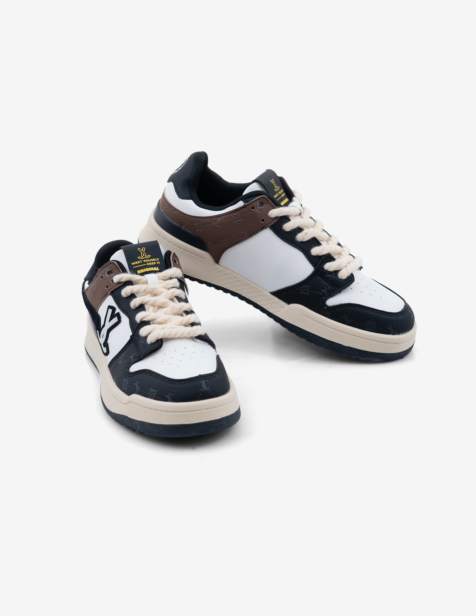 Velocity Espresso Brown Low-Top Sneakers