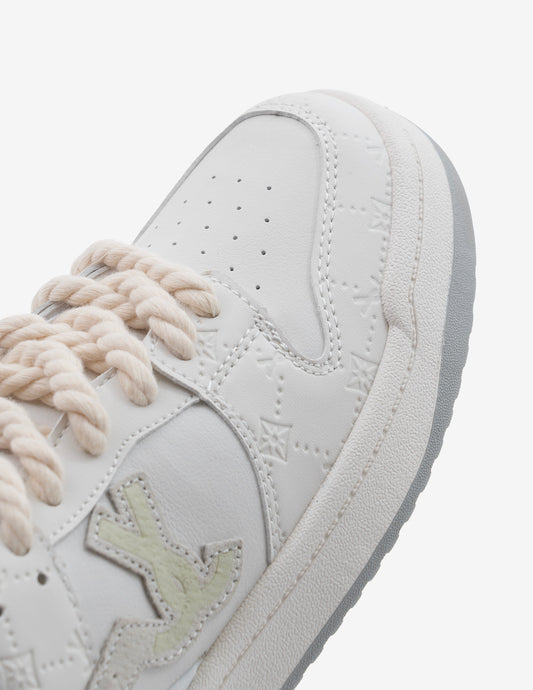 Velocity Crystal White Low-Top Sneakers
