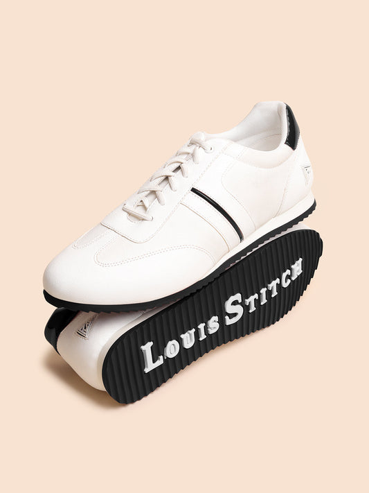 White and Black Sneakers For Men