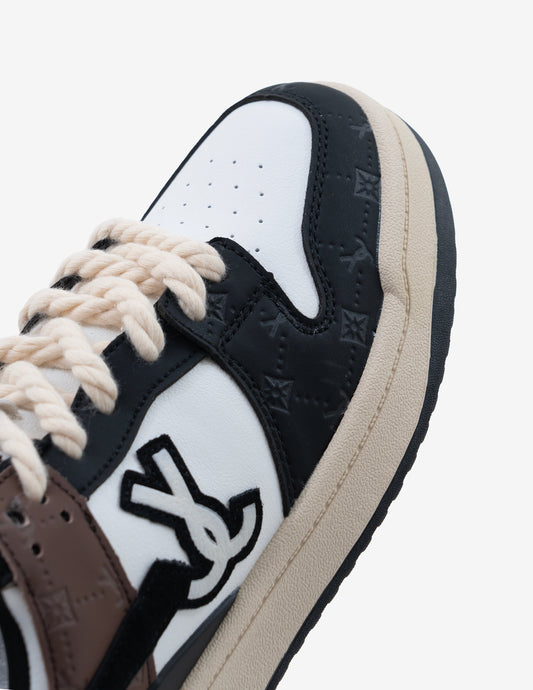 Velocity Espresso Brown Low-Top Sneakers