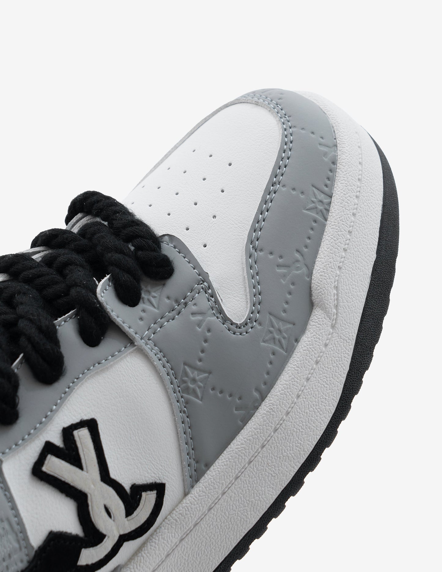 Velocity Shadow Grey Low-Top Sneakers