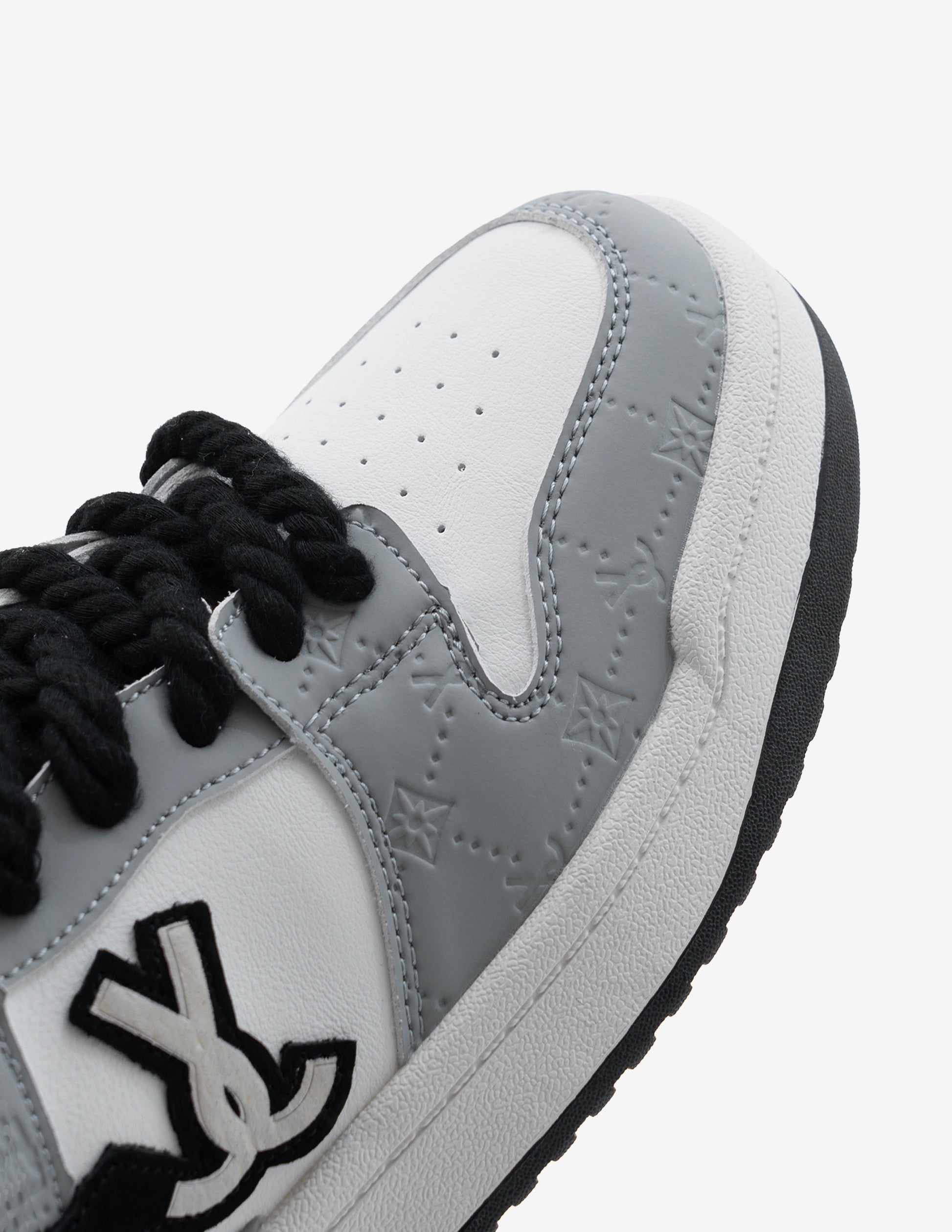 Velocity Shadow Grey Low-Top Sneakers