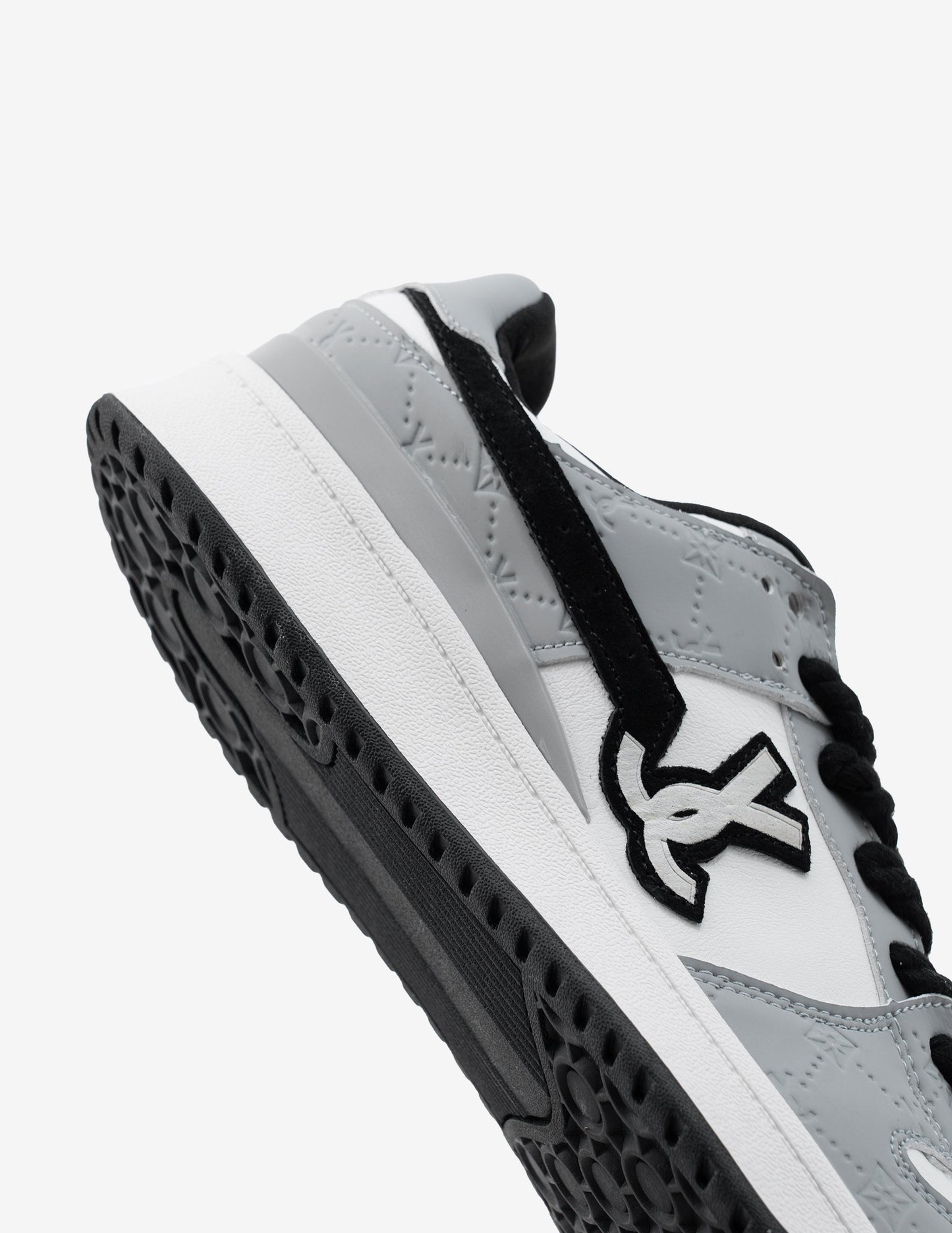 Velocity Shadow Grey Low-Top Sneakers