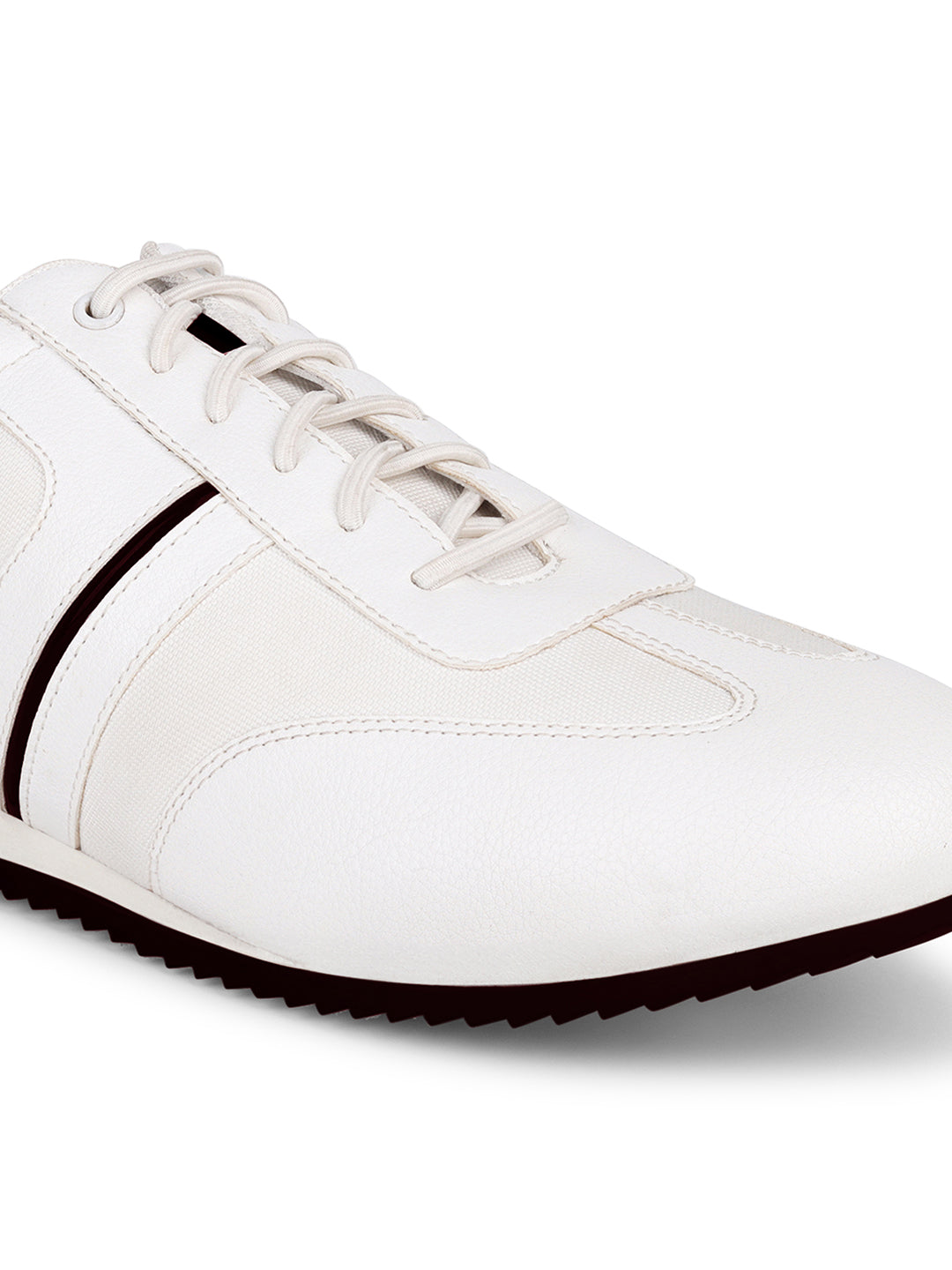 White and Brown Sneakers For Men
