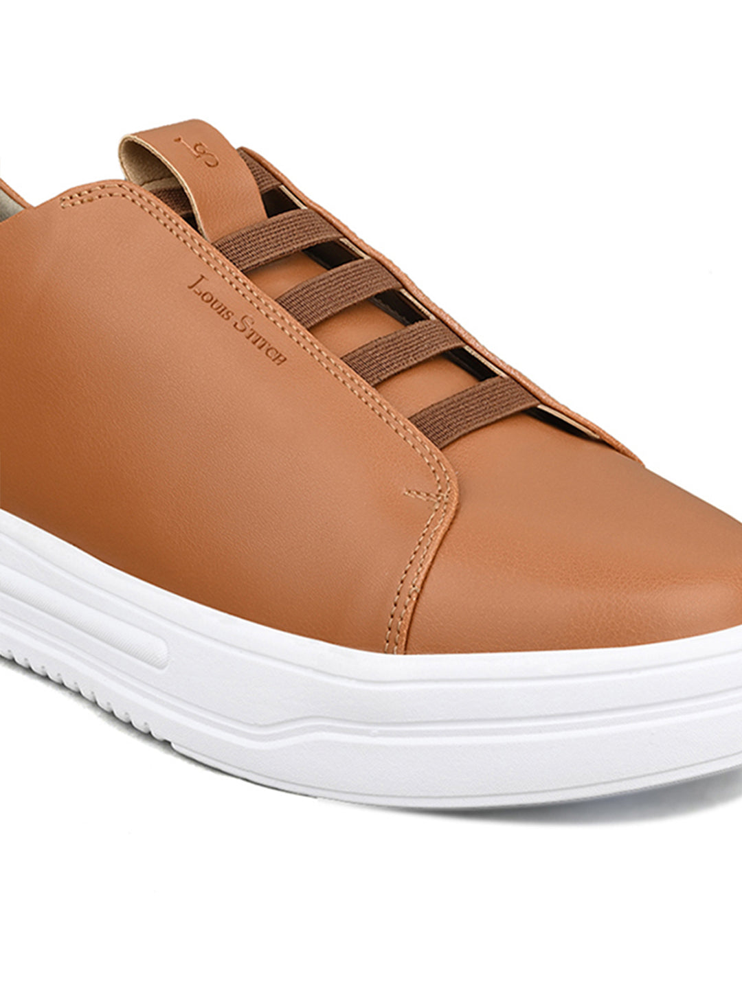 Tan Casual Slip-On Sneakers for Men