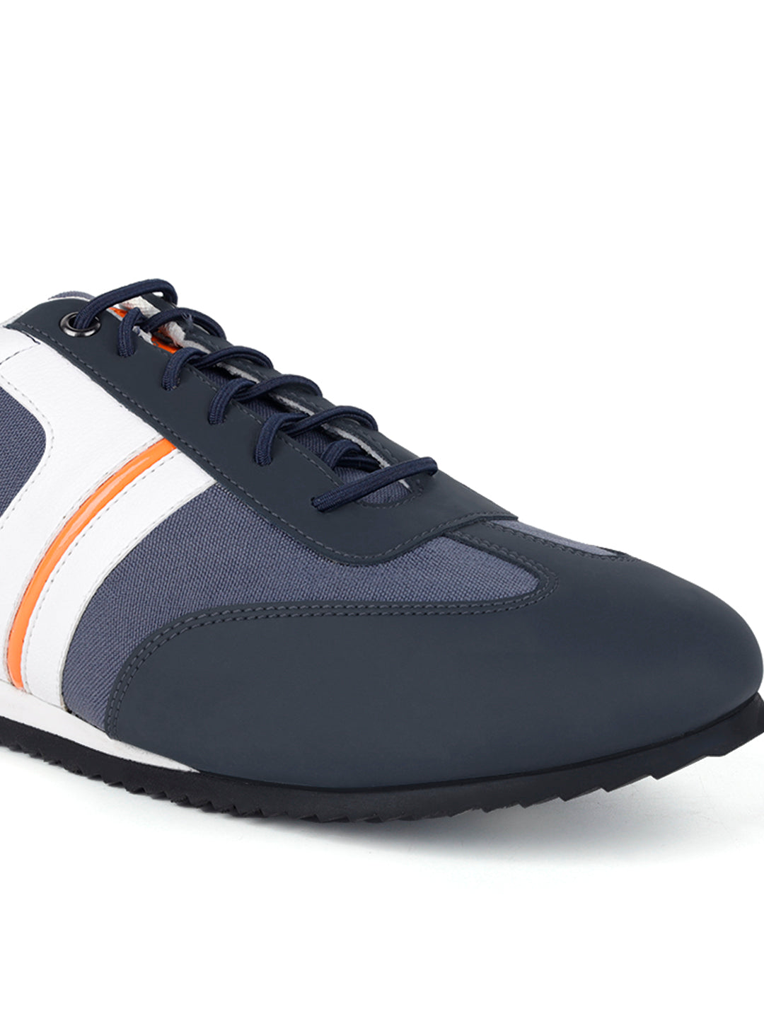 Brazillian Blue Fashion Color Blocked Lace-Up Sneaker