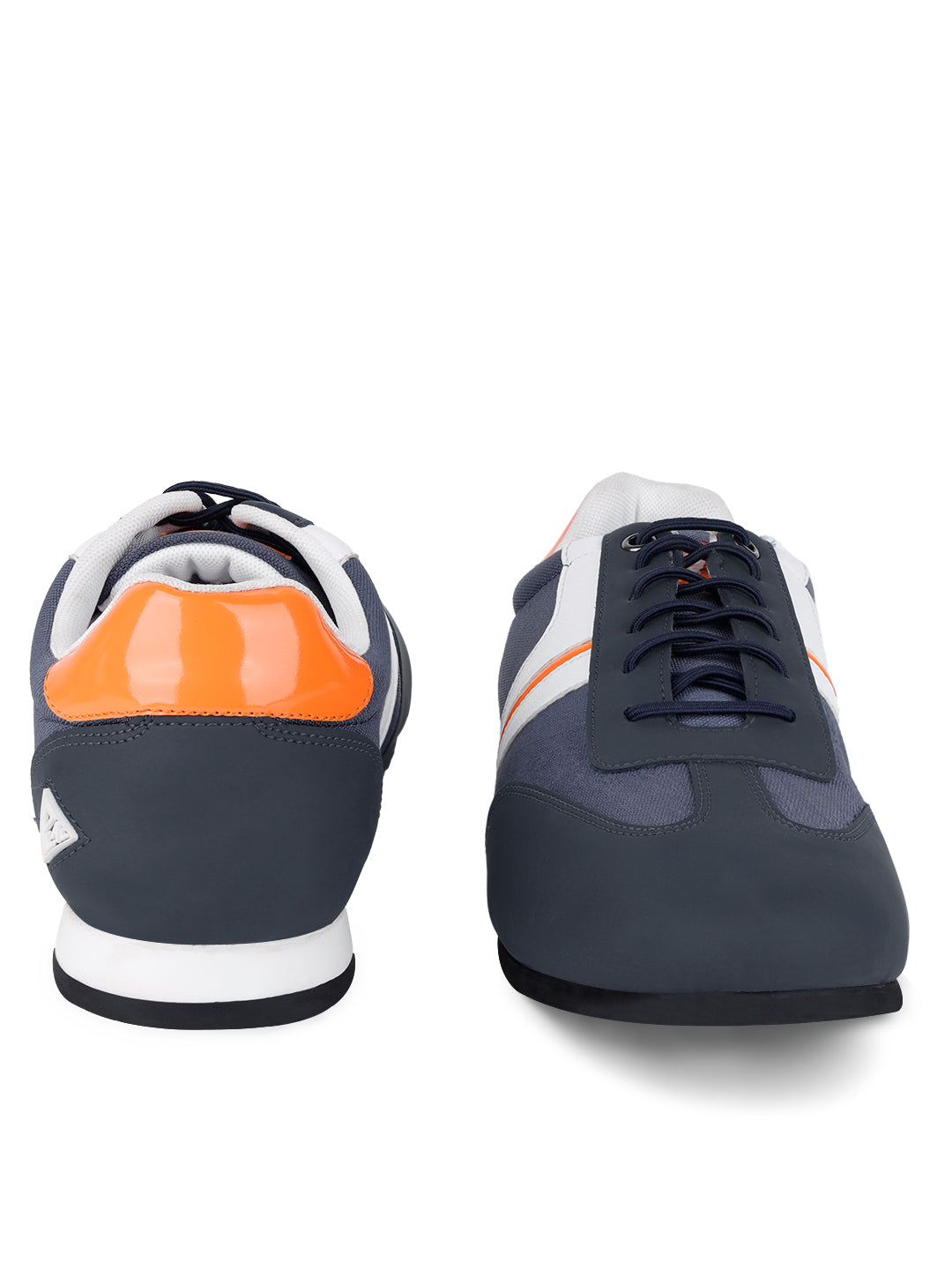Brazillian Blue Fashion Color Blocked Lace-Up Sneaker