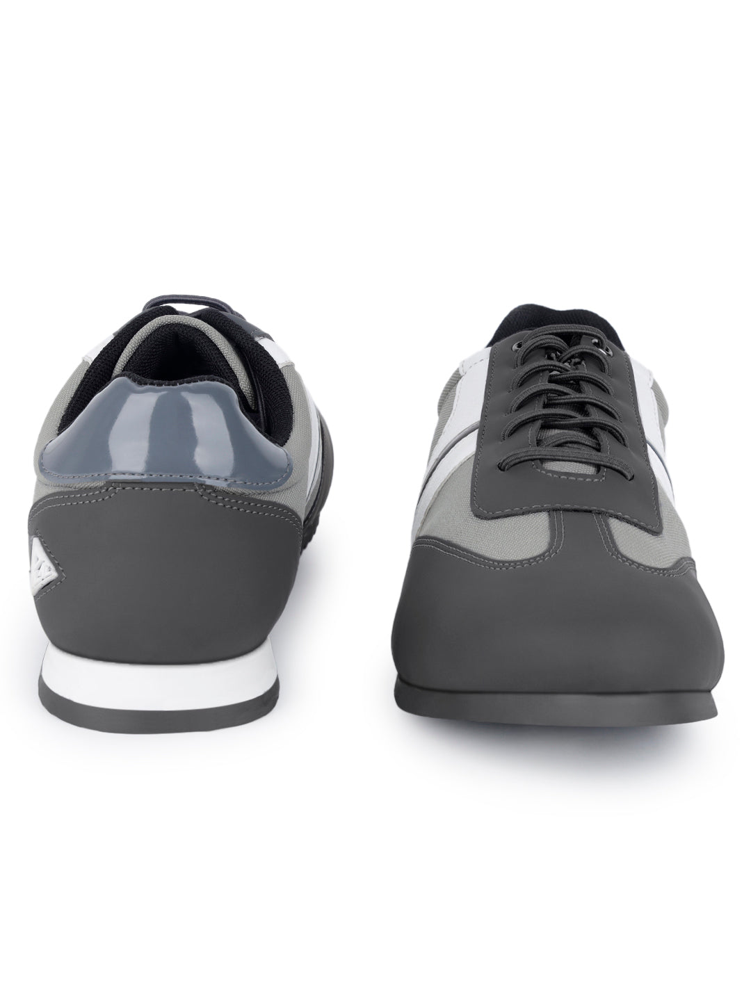 Dutch Grey Fashion Color Blocked Lace-Up Sneaker