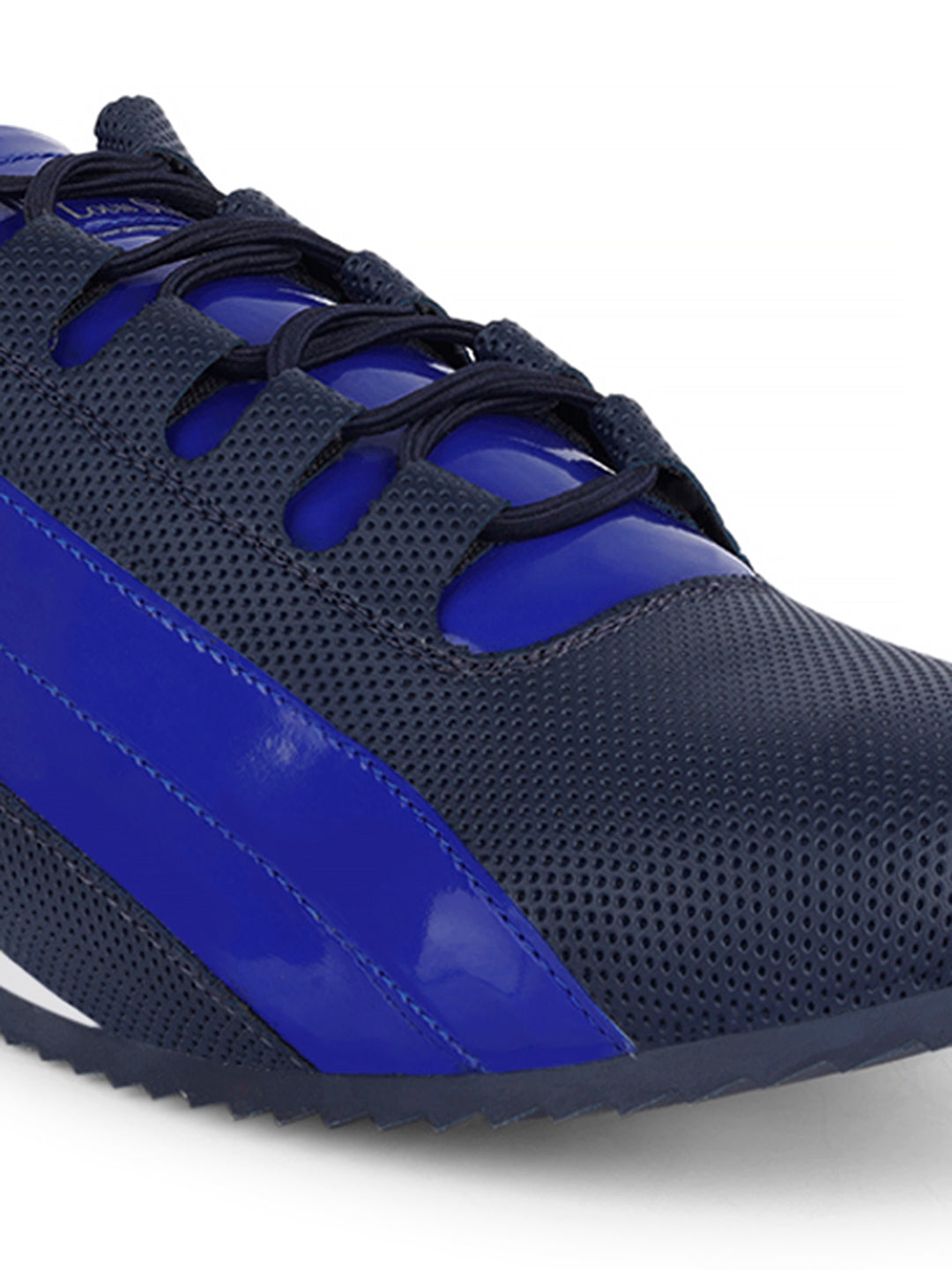 Brazillian Blue Fashion Color Blocked Lace-Up Sneaker