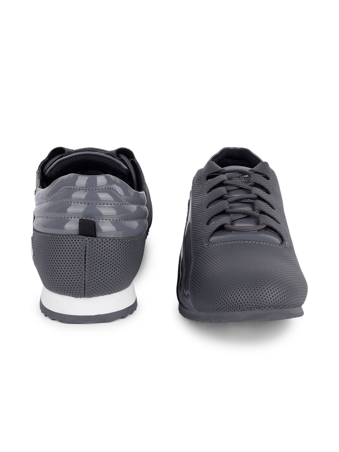 Dutch Grey Fashion Color Blocked Lace-Up Sneaker