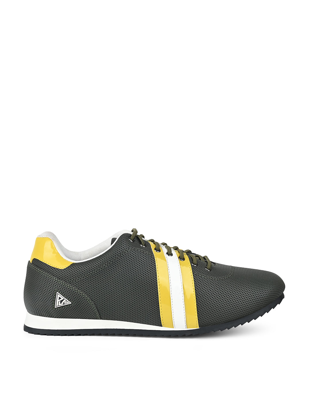 Mexican Green Fashion Color Blocked Lace-Up Sneaker
