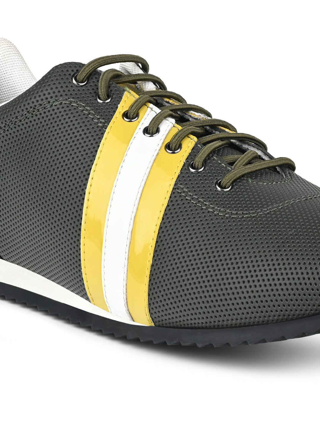 Mexican Green Fashion Color Blocked Lace-Up Sneaker
