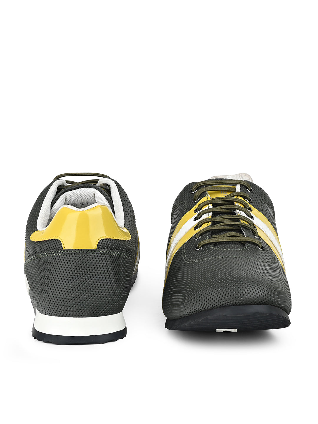 Mexican Green Fashion Color Blocked Lace-Up Sneaker