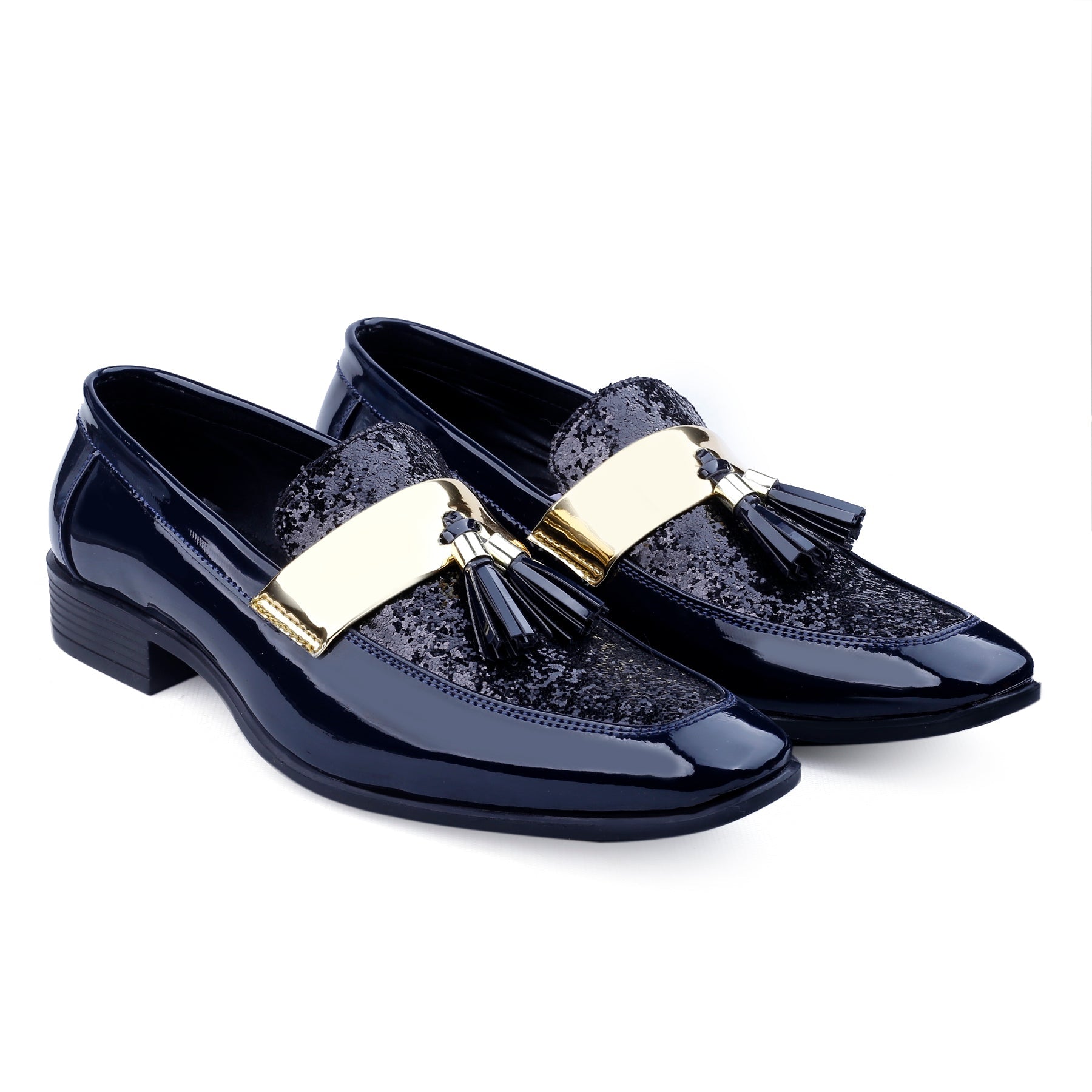 Bxxy's Faux Leather Partywear Slip-ons for Men