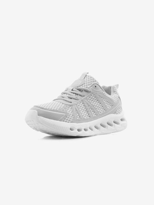 IA Featherlight Silver Breathable Minimalist Low Top Sneakers