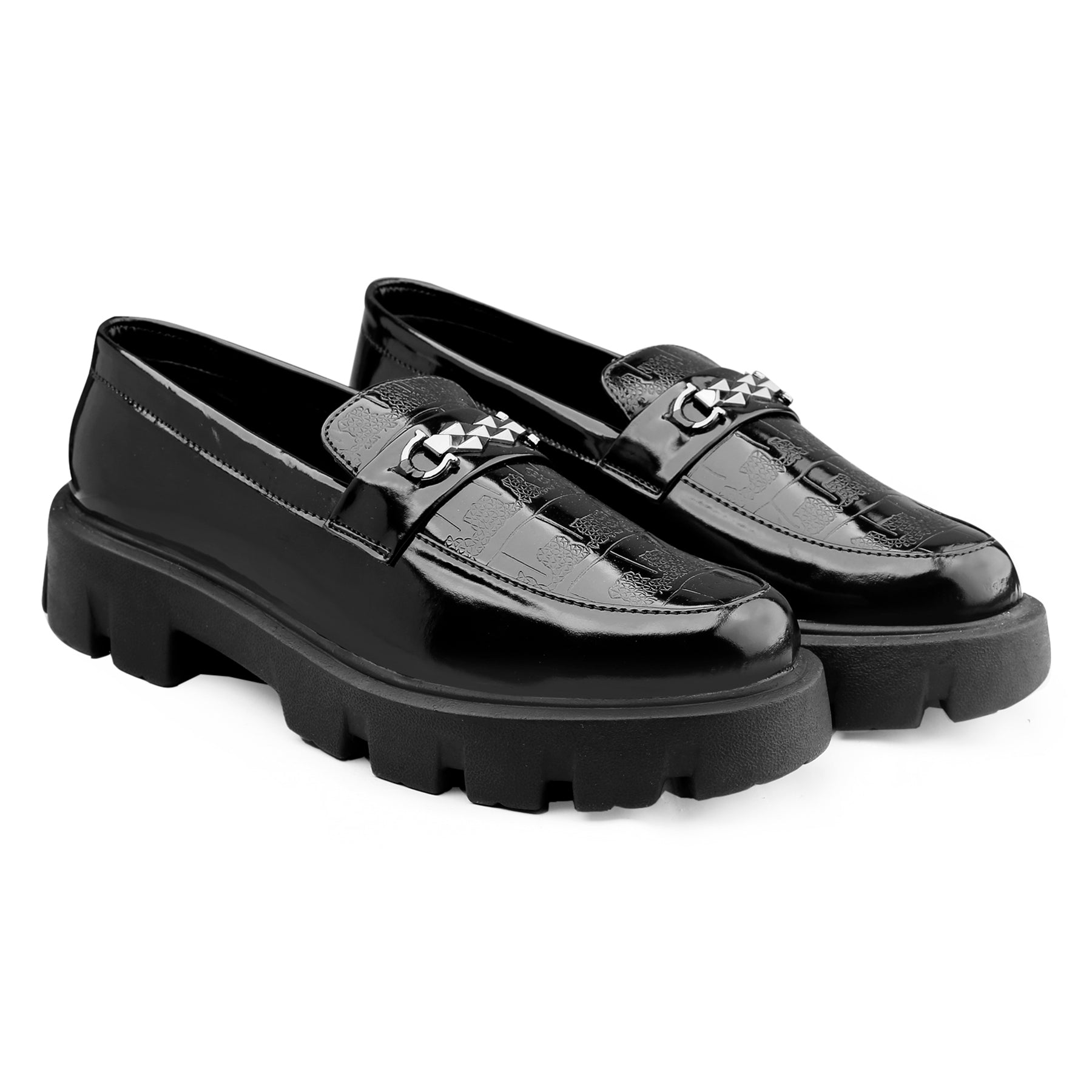 Bxxy's Faux Leather Slip-on Loafers